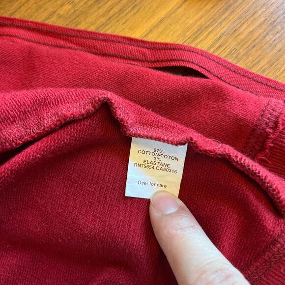 RARE ARCHIVE cherry red A&F cinched waist zip up - Picture 8 of 8